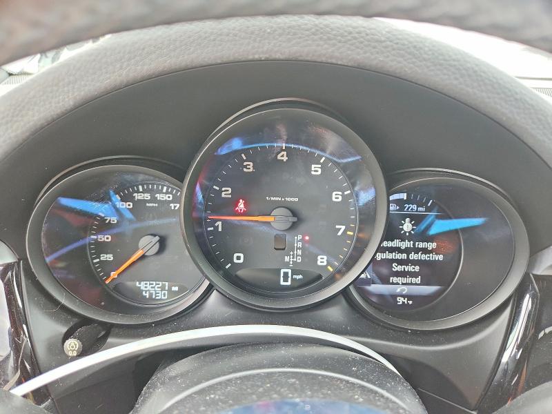 2019 Porsche Macan VIN WP1AA2A59KLB00217 COPART salvage auction — FRONT END, Ca - Salvage Certificate, sold $14,600 on 2026-07-21 (photo 9)