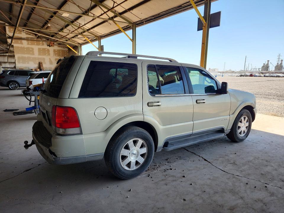 2003 Lincoln Aviator VIN 5LMEU68H03ZJ13432 COPART salvage auction — FRONT END, AZ - CERTIFICATE OF TITLE (P), sold $475 on 2026-07-29 (photo 3)