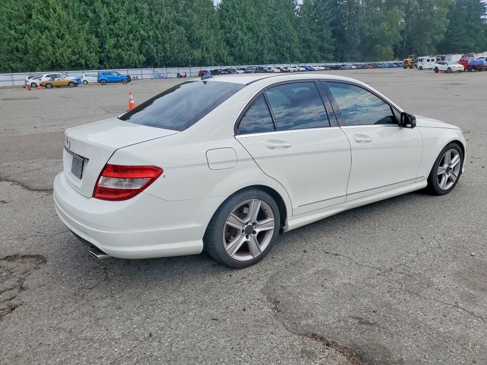 2010 Mercedes-benz C-klasse VIN WDDGF8BB8AF420491 COPART salvage auction — FRONT END, WA - BILL OF SALE, sold $1,250 on 2026-08-03 (photo 3)