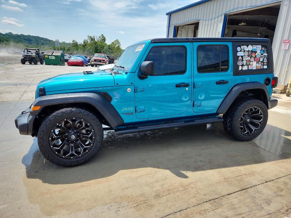 2020 Jeep Wrangler / VIN 1C4HJXDG6LW121021 — COPART salvage auction photo
