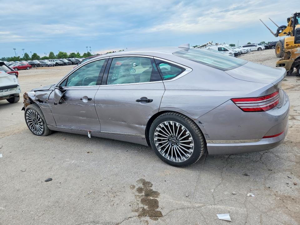 2023 Genesis G80 VIN KMTGE4S17PU007402 COPART salvage auction — FRONT END, Salvage Title, sold $11,500 on 2026-07-24 (photo 2)