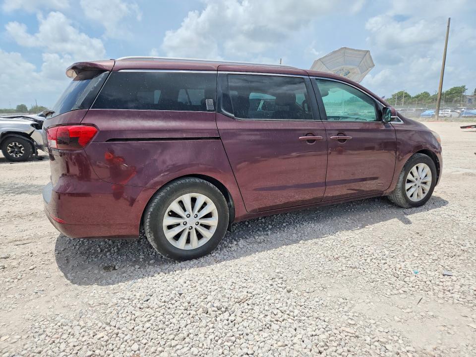 2016 Kia SEDONA VIN KNDMC5C15G6143852 COPART salvage auction — MINOR DENT/SCRATCHES, Fl - Certificate Of Title, sold $1,450 on 2026-07-28 (photo 3)