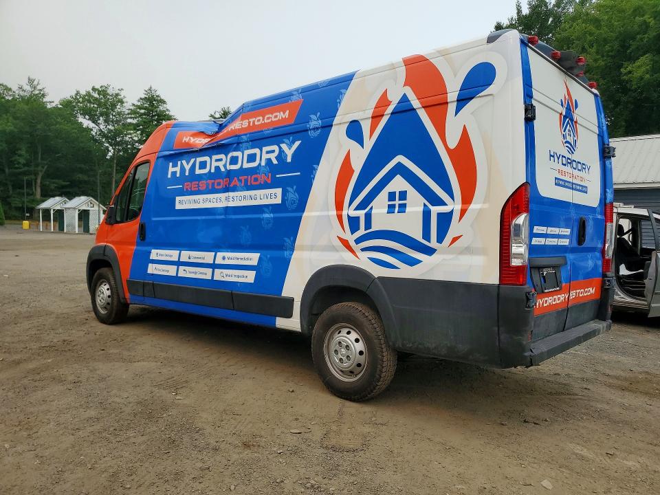 2022 Ram Promaster 3500 VIN 3C6MRVJG8NE136401 COPART salvage auction — ROOF, NH - CERTIFICATE OF TITLE, sold $13,800 on 2026-07-27 (photo 2)