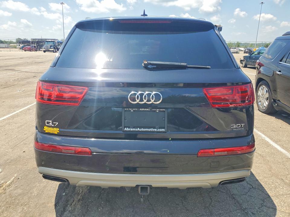 2017 Audi Q7 VIN WA1LAAF70HD034703 COPART salvage auction — FRONT END, Oh - Cert Of Title-Salvage, sold $7,600 on 2026-07-15 (photo 6)