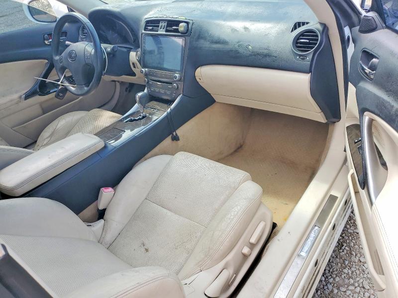 2010 Lexus Is 250c VIN JTHFF2C26A2509385 COPART salvage auction — FRONT END, CA - SALVAGE CERTIFICATE, sold $425 on 2026-07-28 (photo 8)