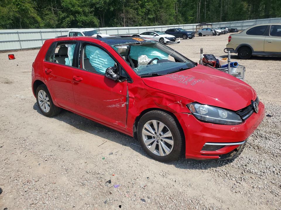 2018 Volkswagen Golf VIN 3VWG17AU5JM281004 COPART salvage auction — ALL OVER, Nc - Salvage Certificate Of Title, sold $425 on 2026-08-07 (photo 4)