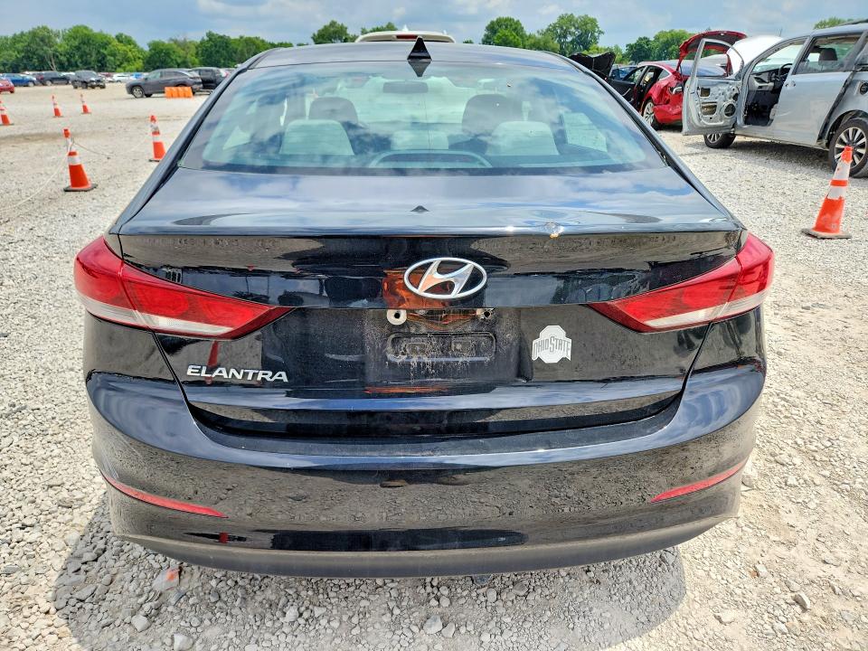 2018 Hyundai Elantra VIN 5NPD84LF0JH339816 COPART salvage auction — VANDALISM, Pa - Certificate Of Salvage, sold $2,800 on 2026-07-31 (photo 6)