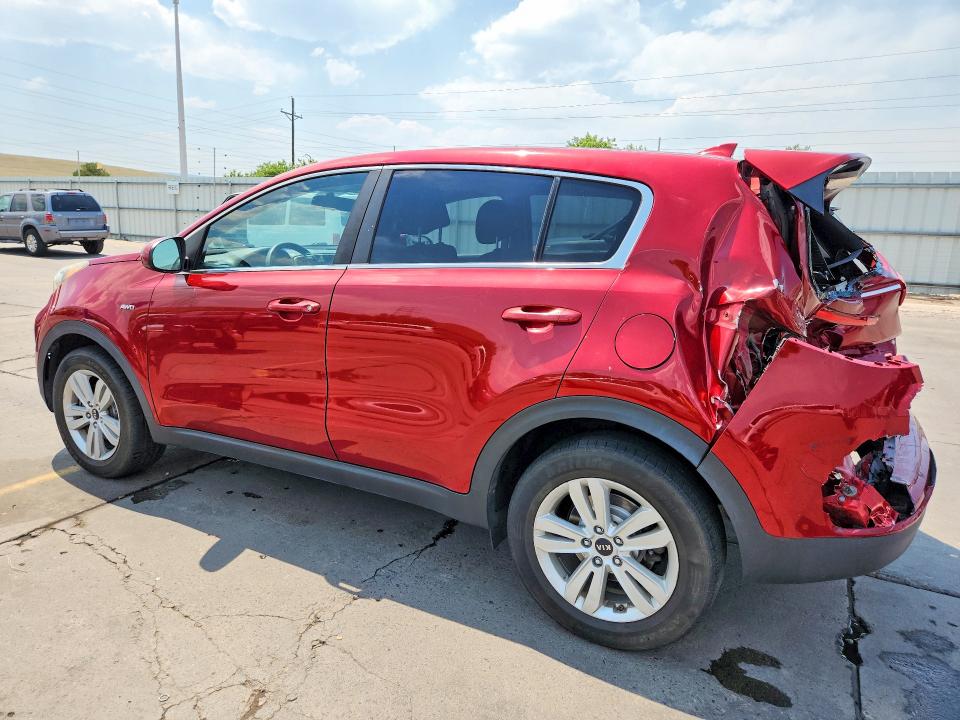 2017 Kia Sportage VIN KNDPMCAC8H7194325 COPART salvage auction — REAR END, Co - Public - Salvage Title, sold $2,250 on 2026-08-24 (photo 2)