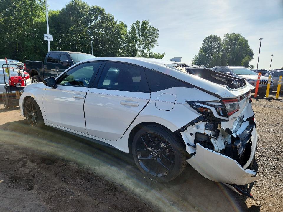 2025 Honda Civic VIN 19XFL2H84SE012041 COPART salvage auction — REAR END, MA - CERT OF TITLE-SALVAGE (P), sold $14,000 on 2026-07-30 (photo 2)