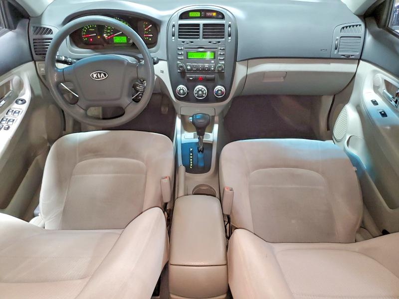 2008 Kia Spectra VIN KNAFE121285565062 COPART salvage auction — HAIL, MN - CERTIFICATE OF TITLE, sold $400 on 2026-07-07 (photo 8)