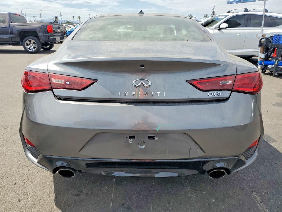 2019 Infiniti Q60 VIN JN1EV7EK5KM231212 COPART salvage auction — VANDALISM, Ca - Salvage Certificate, sold $10,000 on 2026-08-10 (photo 6)