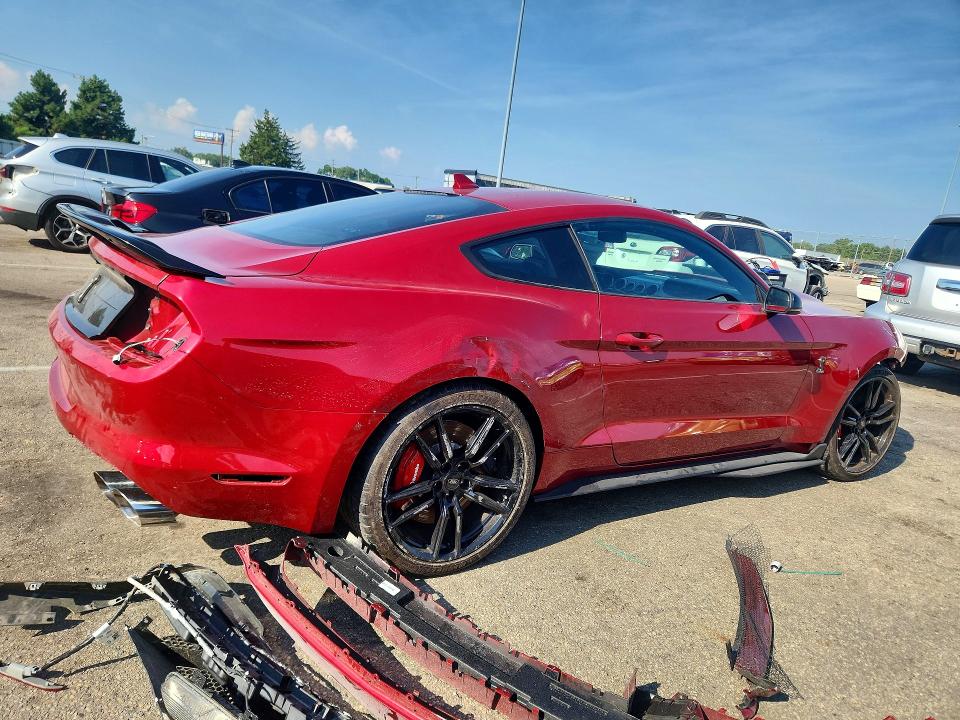 2021 Ford Mustang VIN 1FA6P8SJ4M5502924 COPART salvage auction — FRONT END, Oh - Cert Of Title-Salvage, sold $22,700 on 2026-07-31 (photo 3)