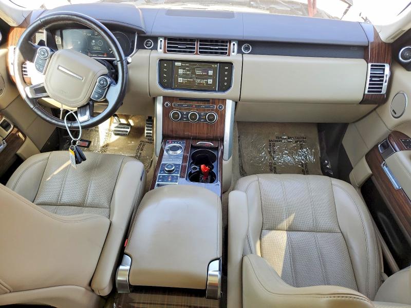 2016 Land rover RANGE ROVER VIN SALGS2EF9GA253476 COPART salvage auction — REAR END, Al - Certificate Of Title, sold $1,250 on 2026-07-28 (photo 8)