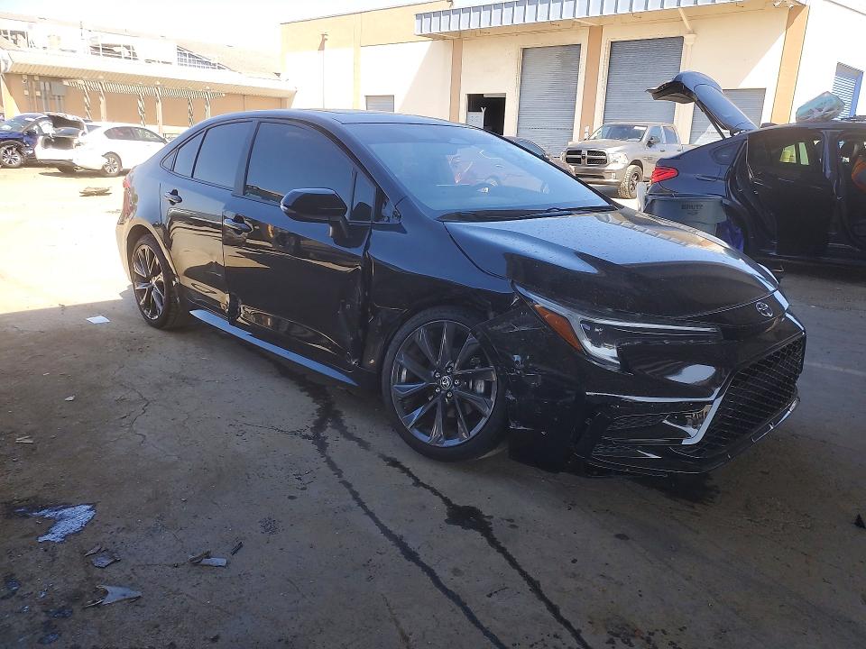 2023 Toyota Corolla VIN JTDBCMFE3P3001260 COPART salvage auction — UNDERCARRIAGE, Ca - Salvage Certificate, sold $875 on 2026-07-28 (photo 4)