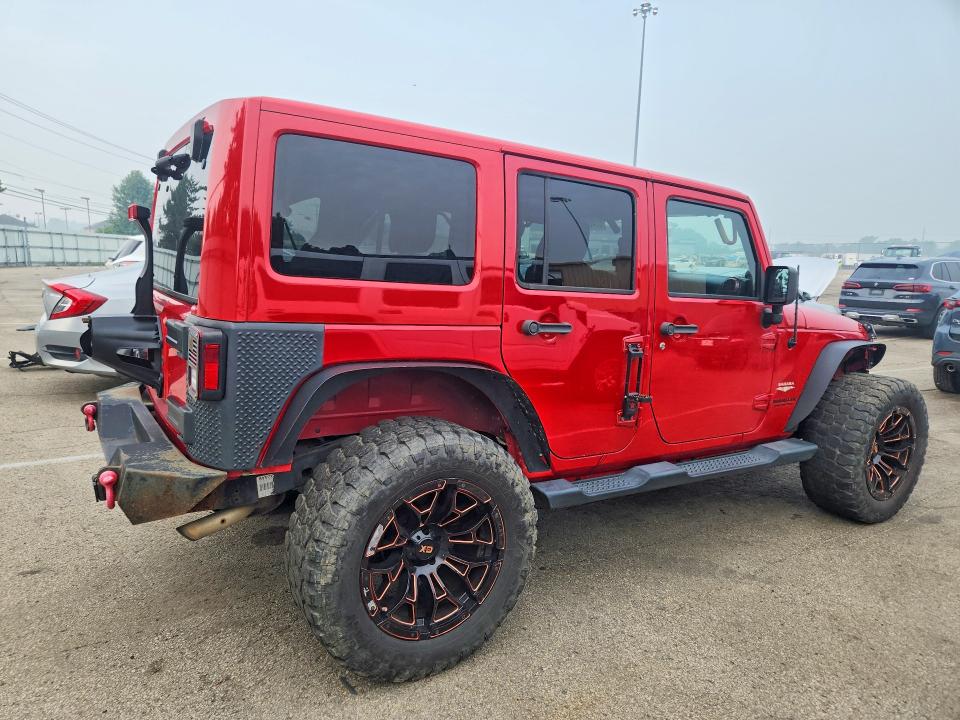 2014 Jeep Wrangler / VIN 1C4BJWEG0EL128355 COPART salvage auction — MECHANICAL, OH - CERT OF TITLE-REPOSSESSION, sold $8,100 on 2026-08-31 (photo 3)