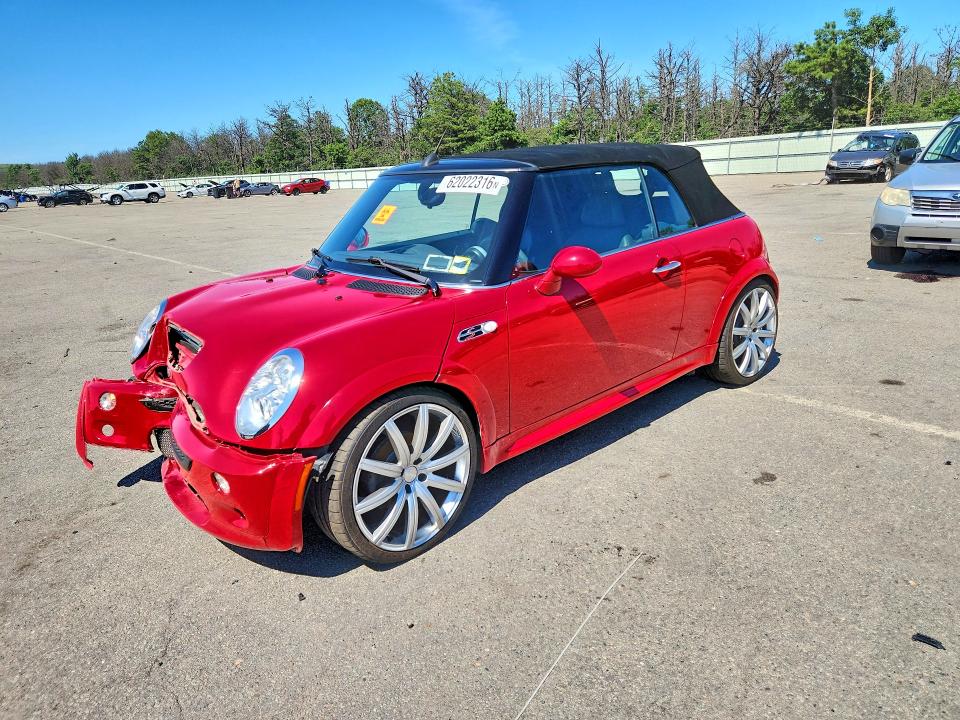 2005 Mini Cooper VIN WMWRH33545TK55956 COPART salvage auction — MISSING/ALTERED VIN, Ny - Mv-907A Salvage Certificate, sold $375 on 2026-08-03 (photo 1)