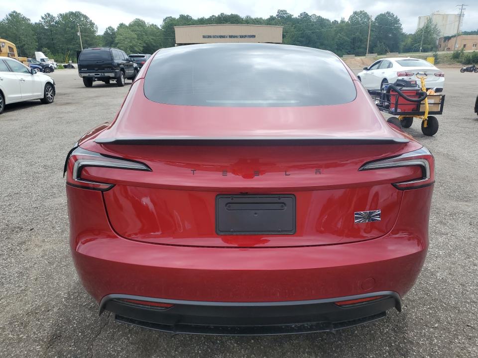 2026 Tesla Model 3 VIN 5YJ3E1ET8TF194838 COPART salvage auction — SIDE, Sc - Cert Of Title-Salvage, sold $27,500 on 2026-09-11 (photo 6)