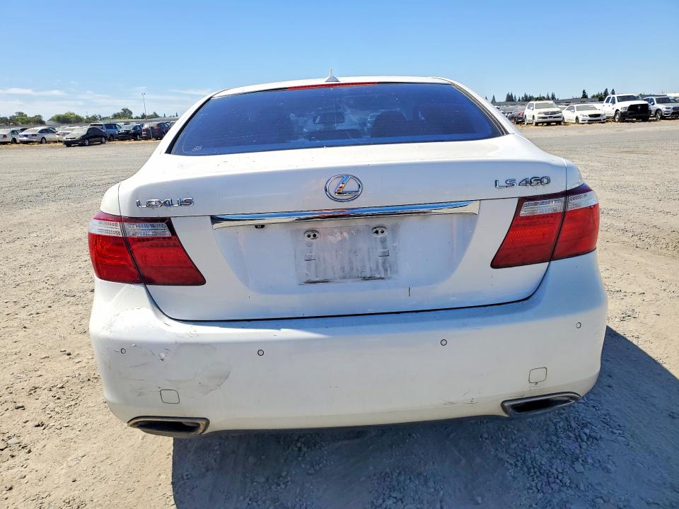 2008 Lexus Ls 460 VIN JTHBL46F785067193 COPART salvage auction — FRONT END, CA - DIS/DLR/EXP ONLY CLEAN TITLE, sold $900 on 2026-07-09 (photo 6)