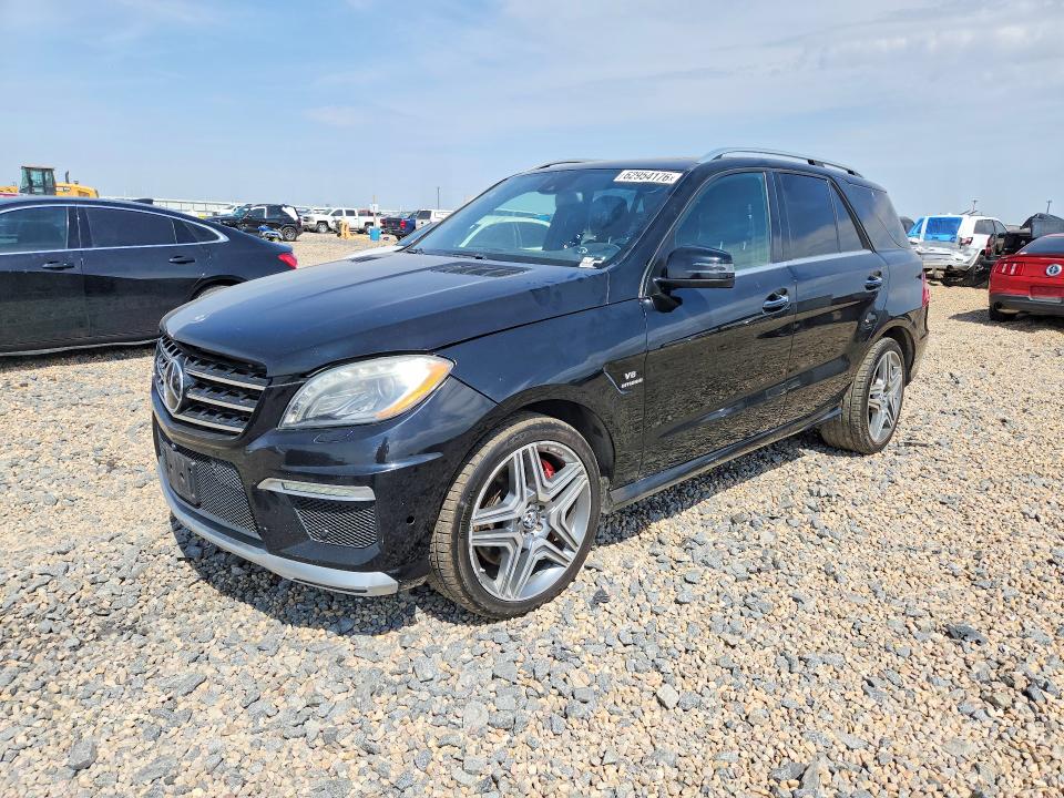 2015 Mercedes-benz M-klasse amg VIN 4JGDA7EB6FA567555 — COPART salvage auction photo