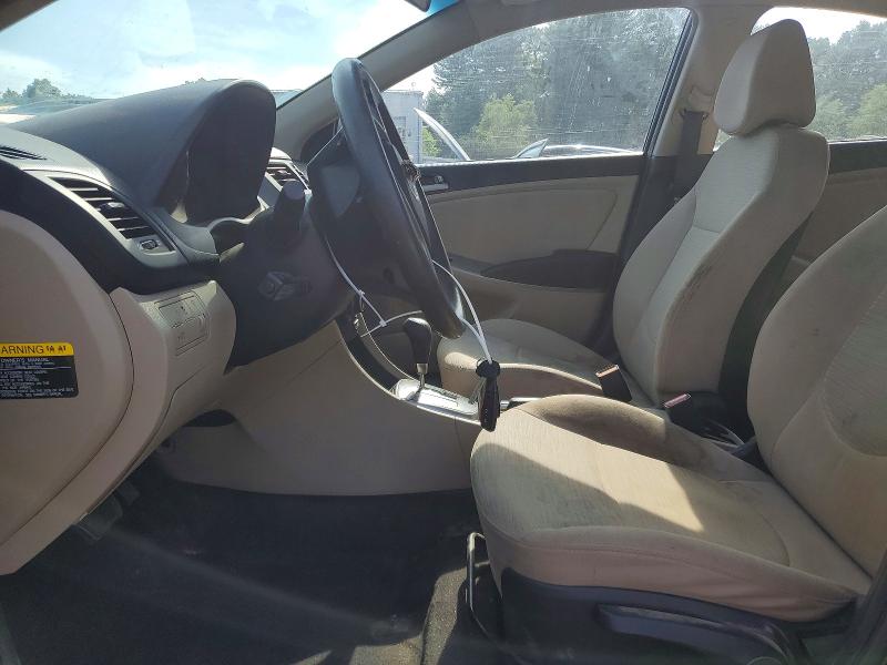 2016 Hyundai Accent VIN KMHCT4AE2GU102582 COPART salvage auction — REAR END, Ma - Cert Of Title-Reconstrctd Coll, sold $725 on 2026-07-27 (photo 7)