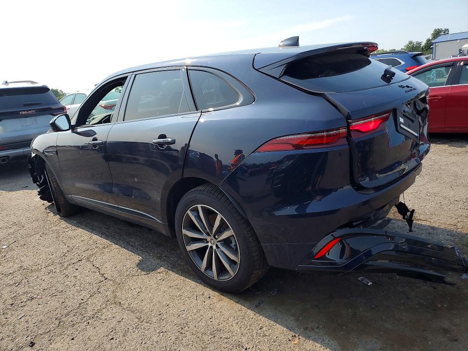 2026 Jaguar F-pace VIN SADCT2EX7TA757339 COPART salvage auction — REAR END, Pa - Certificate Of Salvage, sold $1,300 on 2026-07-24 (photo 2)