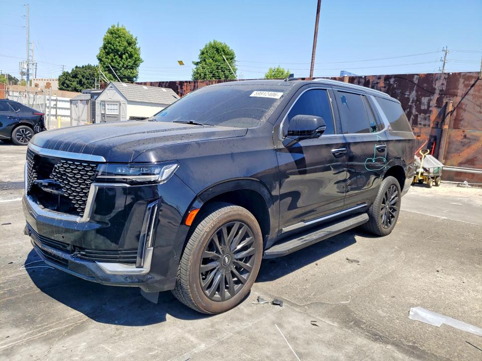 2023 Cadillac Escalade VIN 1GYS4BKL4PR156185 COPART salvage auction — FRONT END, Nv - Salvage Title, sold $16,300 on 2026-08-19 (photo 1)