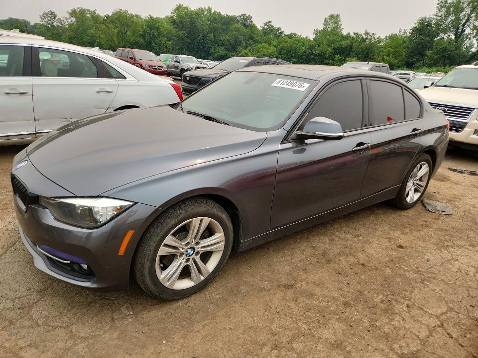 2016 BMW 3er VIN WBA8E3C54GK503085 COPART salvage auction — REAR END, Ct - Certificate Of Title, sold $650 on 2026-07-28 (photo 1)