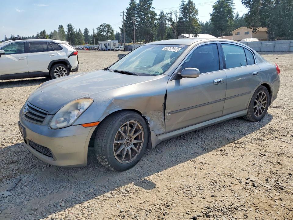 2006 Infiniti G35 VIN JNKCV51F36M604687 COPART salvage auction — SIDE, Wa - Bill Of Sale, sold $350 on 2026-07-31 (photo 1)