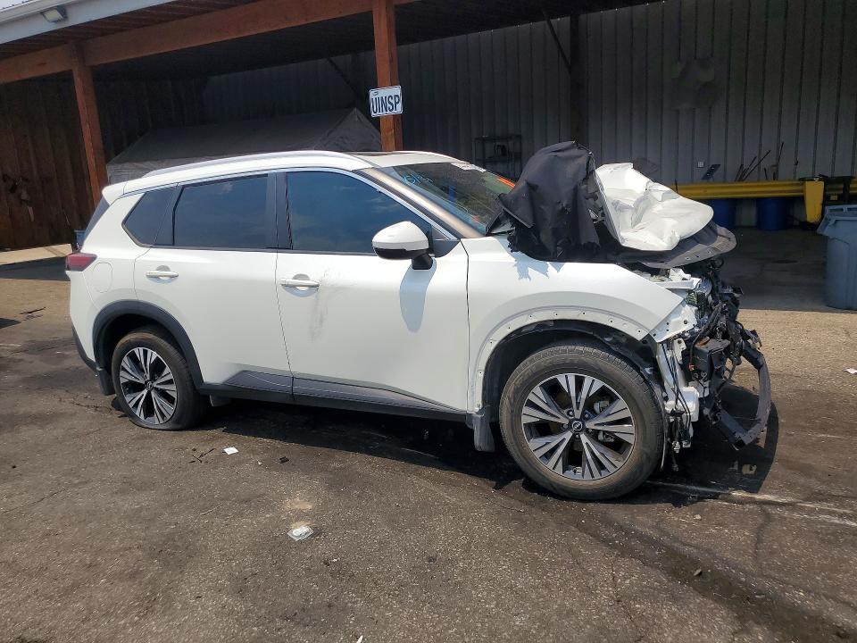 2022 Nissan Rogue VIN 5N1BT3BA0NC701677 COPART salvage auction — FRONT END, TX - DIS/DLR/EXP ONLY CLEAN TITLE, sold $1,350 on 2026-07-18 (photo 4)