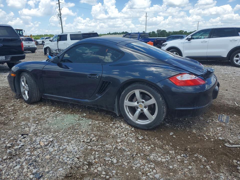 2007 Porsche Cayman VIN WP0AA29817U762276 COPART salvage auction — REAR END, TX - SALVAGE VEHICLE TITLE (P), sold $4,500 on 2026-07-13 (photo 2)