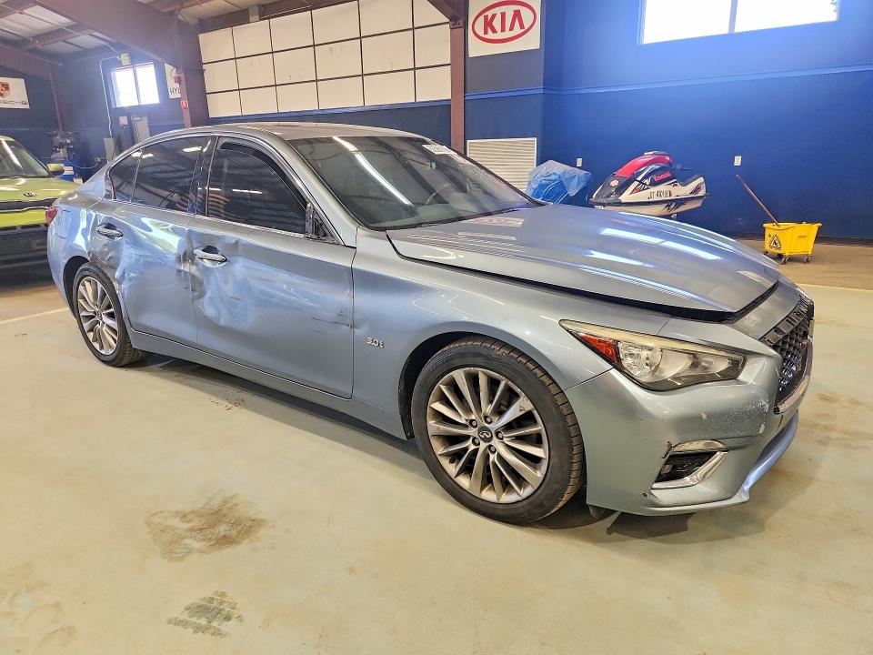 2018 Infiniti Q50 VIN JN1EV7AR8JM436508 COPART salvage auction — SIDE, Tn - Certificate Of Title (P), sold $4,450 on 2026-07-27 (photo 4)