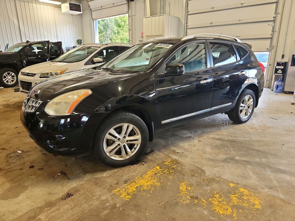 2012 Nissan Rogue VIN JN8AS5MV0CW703458 COPART salvage auction — MINOR DENT/SCRATCHES, Mn - Certificate Of Title, sold $600 on 2026-07-09 (photo 1)