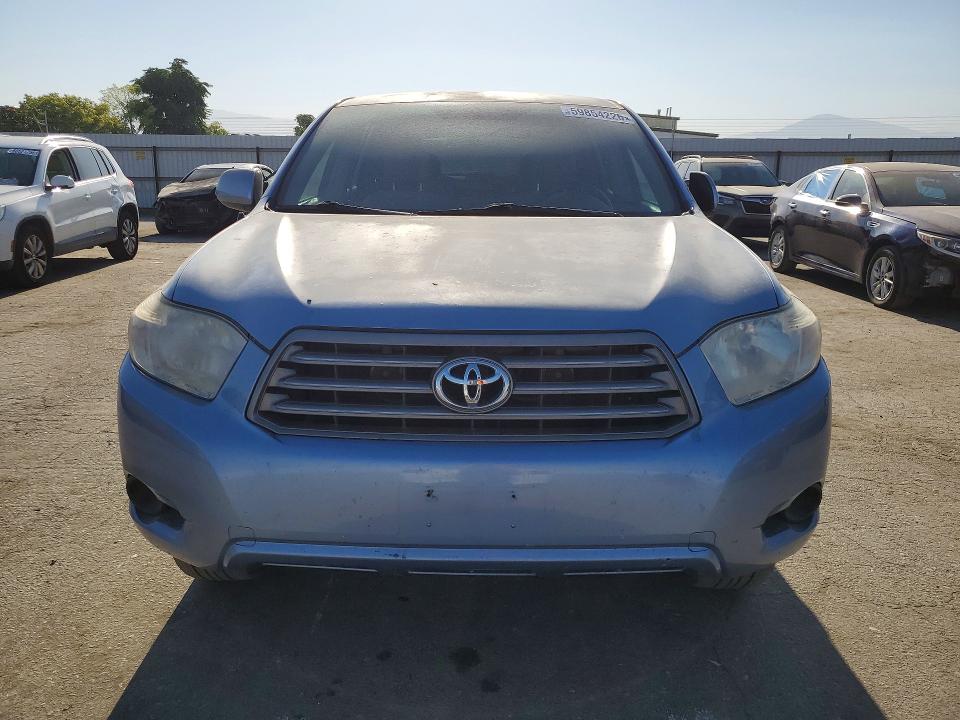 2008 Toyota Highlander VIN JTEDS41A782012054 COPART salvage auction — MINOR DENT/SCRATCHES, Ca - App For Dup Clean Or Ac, sold $1,700 on 2026-07-31 (photo 5)
