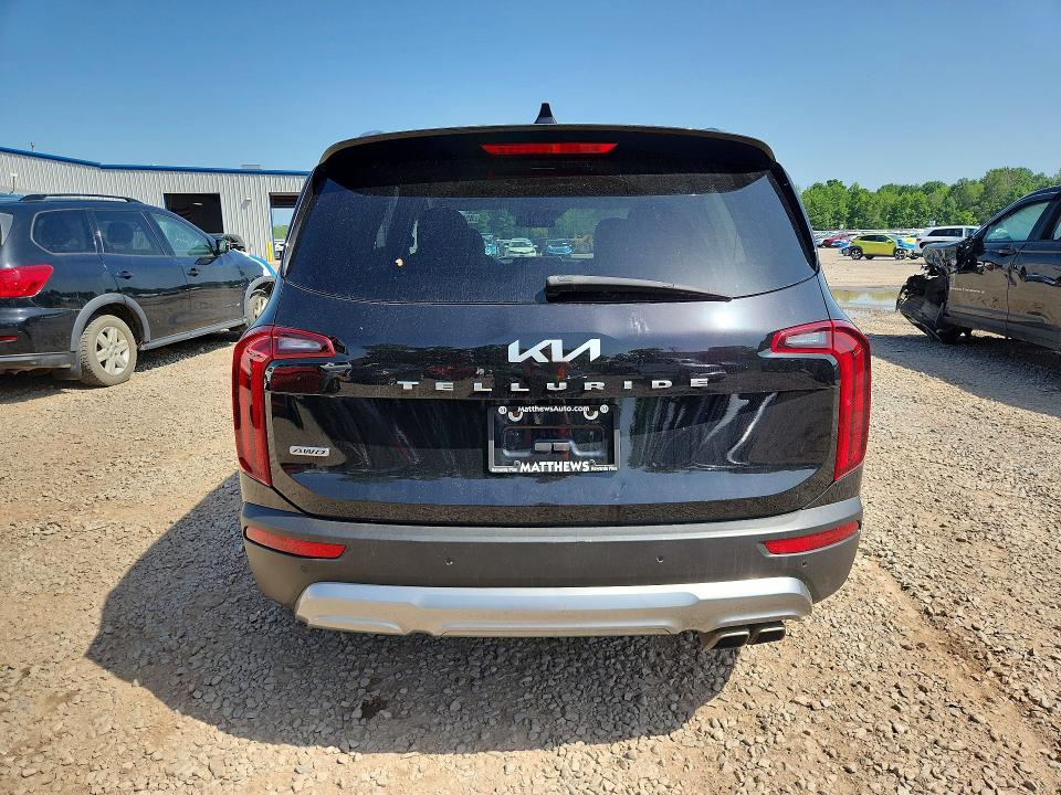 2022 Kia Telluride VIN 5XYP6DHCXNG216944 COPART salvage auction — FRONT END, NY - MV-907A SALVAGE CERTIFICATE, sold $5,400 on 2026-07-20 (photo 6)