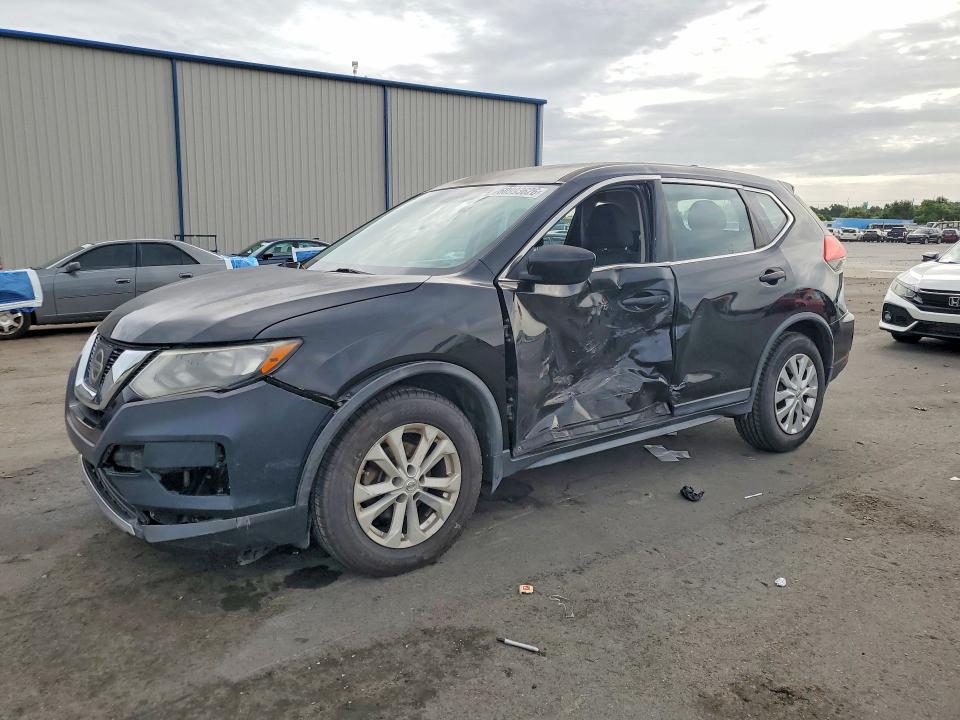 2017 Nissan Rogue VIN KNMAT2MT2HP580947 COPART salvage auction — SIDE, Fl - Cert Of Title Slvg Rebuildable, sold $1,500 on 2026-07-20 (photo 1)