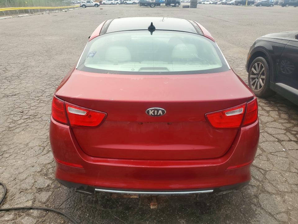2014 Kia Optima VIN 5XXGN4A75EG313845 COPART salvage auction — MINOR DENT/SCRATCHES, MI - CERTIFICATE OF TITLE, sold $300 on 2026-07-31 (photo 6)