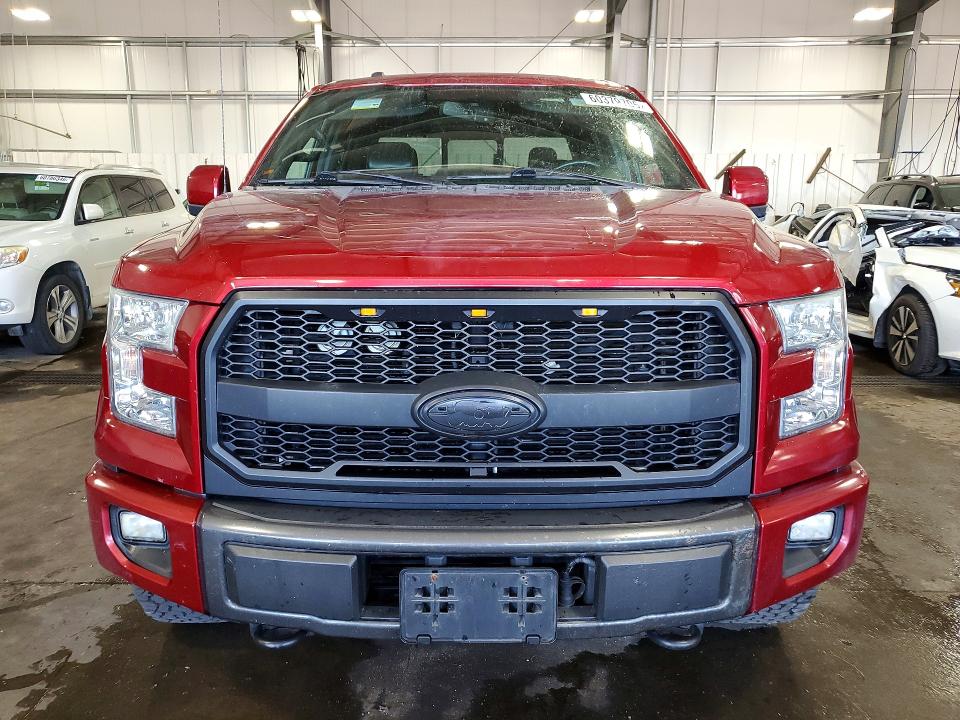 2015 Ford F-150 lightning VIN 1FTEW1EGXFFB49733 COPART salvage auction — HAIL, Mn - Cert Of Title-Salvage, sold $7,100 on 2026-09-08 (photo 5)