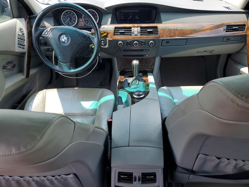 2006 BMW 5er VIN WBANN73586CN02573 COPART salvage auction — HAIL, Oh - Cert Of Title-Salvage, sold $550 on 2026-07-16 (photo 8)
