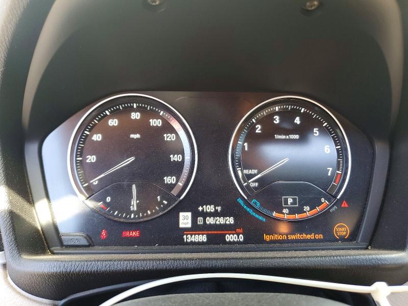 2021 BMW X1 VIN WBXJG7C0XM5T01360 COPART salvage auction — FRONT END, CA - DIS/DLR/EXP ONLY CLEAN TITLE (P), sold $2,550 on 2026-07-27 (photo 9)