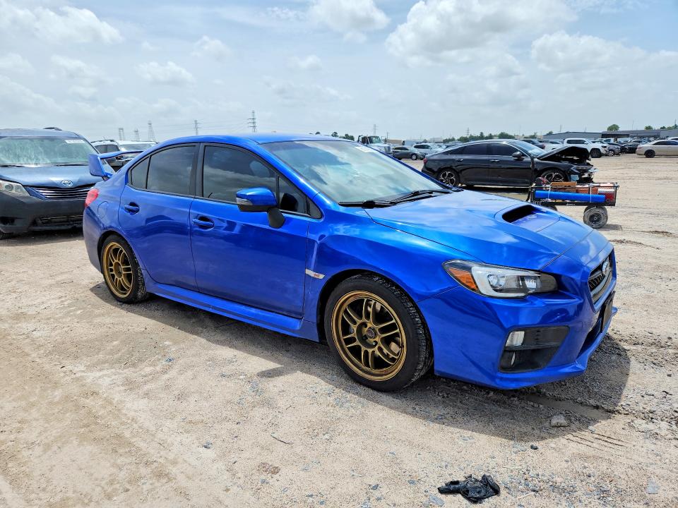 2016 Subaru Wrx VIN JF1VA2V65G9834353 COPART salvage auction — MECHANICAL, Tx - Certificate Of Title, sold $6,200 on 2026-07-31 (photo 4)