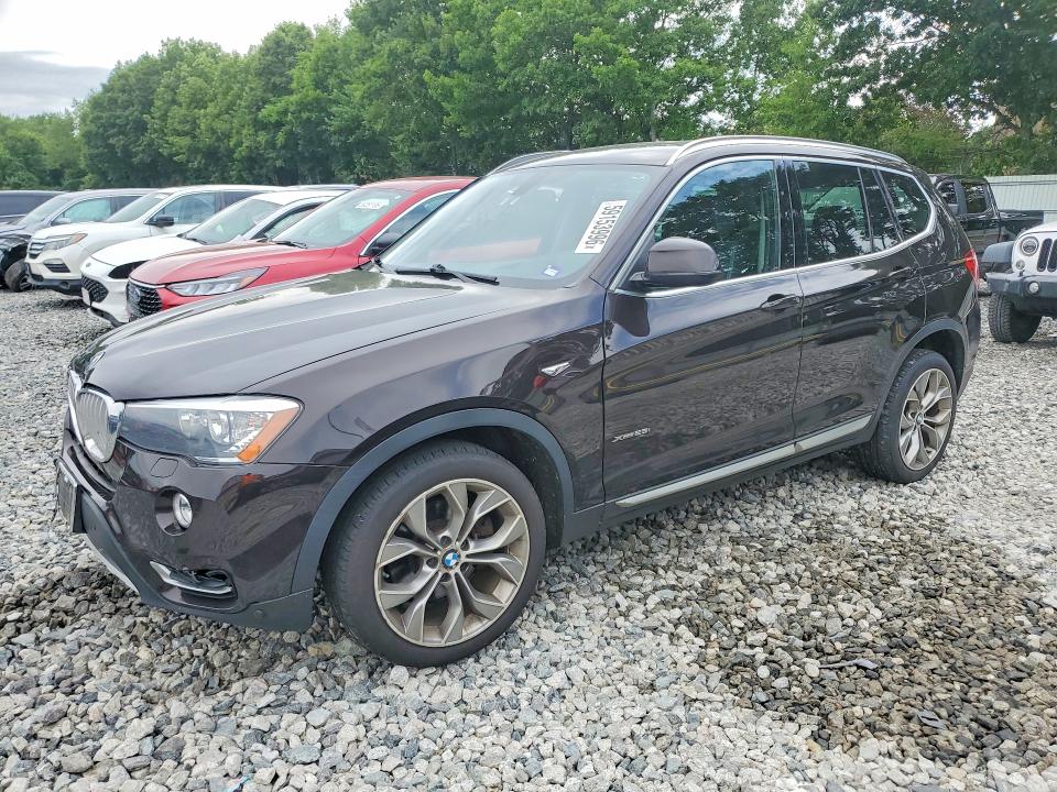 2016 BMW X3 VIN 5UXWX9C50G0D86240 COPART salvage auction — FRONT END, Ma - Cert Of Title-Reconstrctd Coll, sold $1,200 on 2026-07-16 (photo 1)
