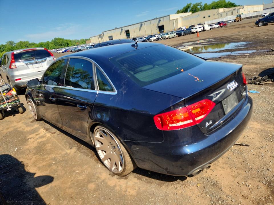 2010 Audi A4 VIN WAUFFAFL1AN034367 COPART salvage auction — MECHANICAL, CT - CERT OF TITLE-SALVAGE, sold $450 on 2026-07-14 (photo 2)