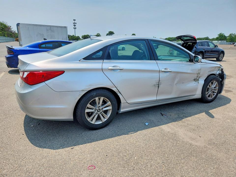 2013 Hyundai Sonata VIN 5NPEB4ACXDH711374 COPART salvage auction — FRONT END, Ny - Mv-907A Salvage Certificate, sold $450 on 2026-07-20 (photo 3)