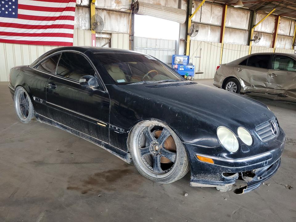 2002 Mercedes-benz Cl-class VIN WDBPJ75J62A022747 COPART salvage auction — FRONT END, Az - Certificate Of Title, sold $475 on 2026-07-29 (photo 4)