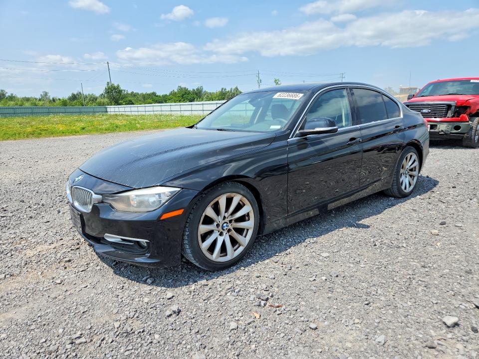 2014 BMW 3er VIN WBA3C3C54EF986115 COPART salvage auction — SIDE, On - Permit No Brand - Unfit, sold $3,350 on 2026-08-06 (photo 1)