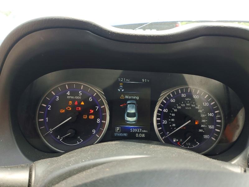 2016 Infiniti Q50 VIN JN1FV7AR2GM450403 COPART salvage auction — FRONT END, Wv - Certificate Of Title (P), sold $1,050 on 2026-07-28 (photo 9)