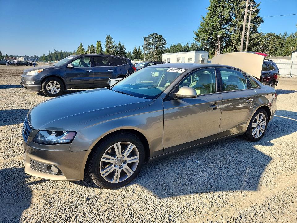 2009 Audi A4 VIN WAULF78K59N052912 COPART salvage auction — REAR END, Wa - Bill Of Sale, sold $1,450 on 2026-07-31 (photo 1)