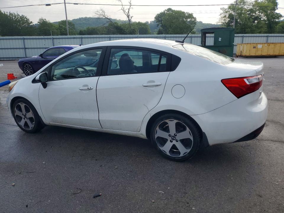 2013 Kia Rio VIN KNADN4A33D6147867 COPART salvage auction — WATER/FLOOD, Ms - Cert Of Title - Flood Salvage, sold $150 on 2026-08-26 (photo 2)