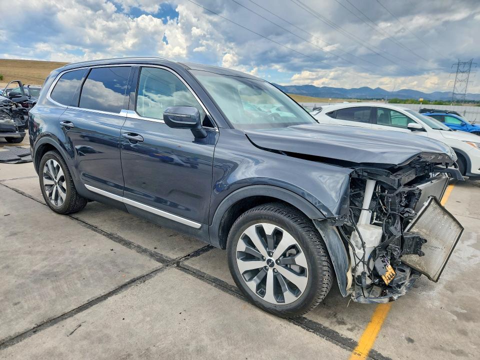 2022 Kia Telluride VIN 5XYP3DHC2NG308848 COPART salvage auction — FRONT END, Salvage Title, sold $7,800 on 2026-07-20 (photo 4)