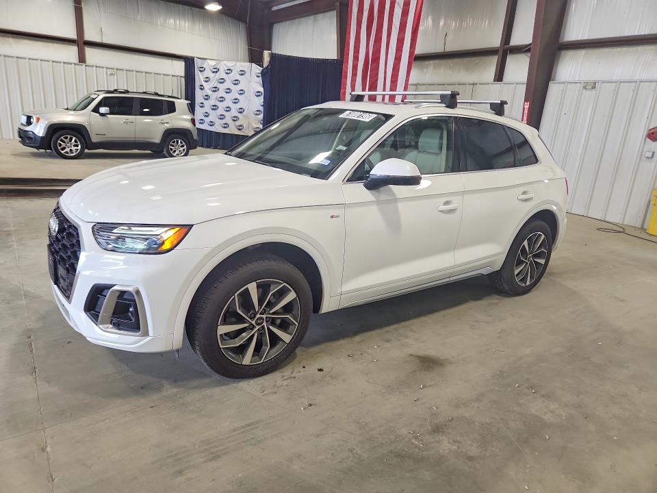 2024 Audi Q5 VIN WA1EAAFY2R2083559 COPART salvage auction — REAR END, TX - CERTIFICATE OF TITLE, sold $17,600 on 2026-07-20 (photo 1)